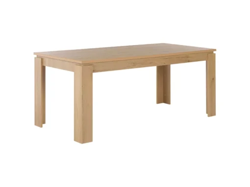 Table De Salle à Manger Effet Bois Clair 180 X 90 Cm VITON -Meilleur Meubles Magasin table a manger 16226805