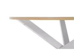 Table Ronde En Bois Clair Et Blanc JACKSONVILLE -Meilleur Meubles Magasin table a manger 16227039