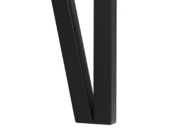 Table 180 X 90 Cm Bois Clair Et Noir ADENA -Meilleur Meubles Magasin table a manger 16228427
