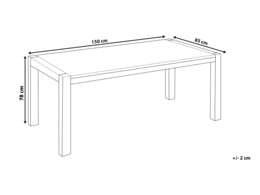 Table De Salle à Manger En Chêne Clair 150 X 85 Cm NATURA -Meilleur Meubles Magasin table a manger 16408381