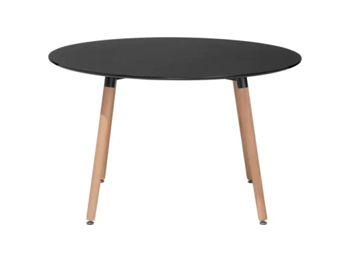 Table De Salle à Manger Noire 120 Cm BOVIO -Meilleur Meubles Magasin table a manger 16408475