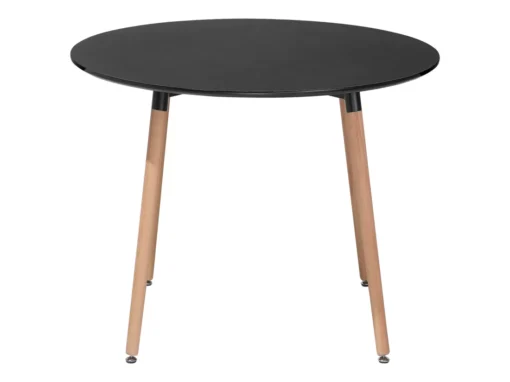 Table De Salle à Manger Noire 90 Cm BOVIO -Meilleur Meubles Magasin table a manger 16408559