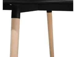 Table De Salle à Manger Noire 90 Cm BOVIO -Meilleur Meubles Magasin table a manger 16408567