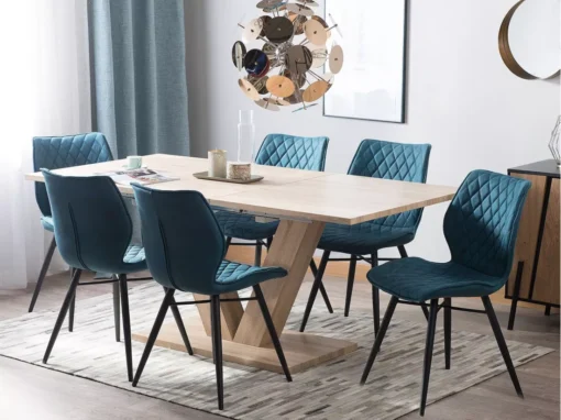 Table Extensible Bois Clair 140/180 X 90 Cm LIXA -Meilleur Meubles Magasin table a manger 16422571