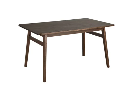 Table De Salle à Manger En Bois D'hévéa Sombre VENTERA -Meilleur Meubles Magasin table a manger 16689771