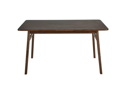 Table De Salle à Manger En Bois D'hévéa Sombre VENTERA -Meilleur Meubles Magasin table a manger 16689777