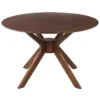 Table à Manger Ronde ⌀ 120 Cm Bois Sombre TYMIS -Meilleur Meubles Magasin table a manger 16689967