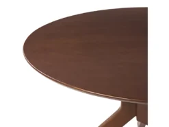 Table à Manger Ronde ⌀ 120 Cm Bois Sombre TYMIS -Meilleur Meubles Magasin table a manger 16689975