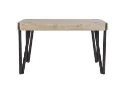 Table Bois Taupe/noir 130x80 Cm CAMBELL 13 Table Bois Taupe/noir 130x80 Cm CAMBELL -Meilleur Meubles Magasin table a manger 16690501