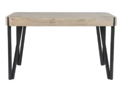 Table Bois Taupe/noir 130x80 Cm CAMBELL 14 Table Bois Taupe/noir 130x80 Cm CAMBELL -Meilleur Meubles Magasin table a manger 16690503