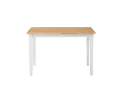 Table à Manger En Marron - Blanc 114 X 68 Cm GEORGIA -Meilleur Meubles Magasin table a manger 16690517
