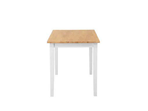 Table à Manger En Marron - Blanc 114 X 68 Cm GEORGIA -Meilleur Meubles Magasin table a manger 16690519