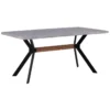 Table De Salle à Manger Effet Béton 160 X 90 BENSON -Meilleur Meubles Magasin table a manger 16690611