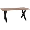 Table En Bois 180 X 95 Cm Marron/noir BROOKE -Meilleur Meubles Magasin table a manger 16690741