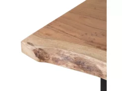 Table En Bois 180 X 95 Cm Marron/noir BROOKE -Meilleur Meubles Magasin table a manger 16690749