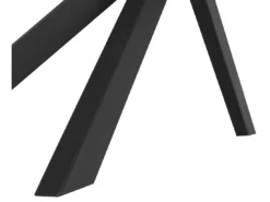 Table 140 X 80 Cm Bois Foncé Et Noir SPECTRA -Meilleur Meubles Magasin table a manger 16690889