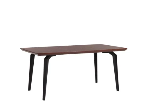 Table De Salle à Manger Effet Bois Foncé / Noir 160 X 90 Cm AMARES -Meilleur Meubles Magasin table a manger 16691007
