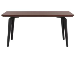 Table De Salle à Manger Effet Bois Foncé / Noir 160 X 90 Cm AMARES -Meilleur Meubles Magasin table a manger 16691013