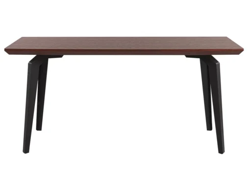 Table De Salle à Manger Effet Bois Foncé / Noir 160 X 90 Cm AMARES -Meilleur Meubles Magasin table a manger 16691013