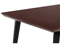Table De Salle à Manger Effet Bois Foncé / Noir 160 X 90 Cm AMARES -Meilleur Meubles Magasin table a manger 16691015