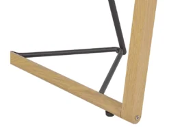 Table à Manger Transparente Et Effet Bois Clair 140 X 80 Cm TACOMA -Meilleur Meubles Magasin table a manger 16691059