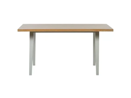 Table De Salle à Manger Effet Bois Clair Et Grise 150 X 90 Cm LENISTER -Meilleur Meubles Magasin table a manger 16691237
