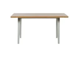 Table De Salle à Manger Effet Bois Clair Et Grise 150 X 90 Cm LENISTER -Meilleur Meubles Magasin table a manger 16691239