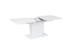 Table De Salle à Manger Extensible Blanche 160/200 X 90cm SUNDS -Meilleur Meubles Magasin table a manger 16701175
