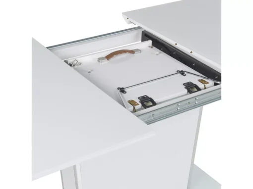 Table De Salle à Manger Extensible Blanche 160/200 X 90cm SUNDS -Meilleur Meubles Magasin table a manger 16701179