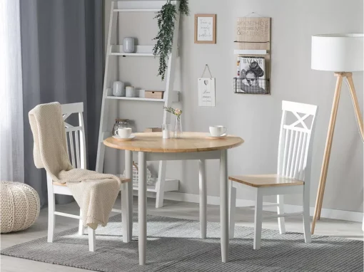 Table Ronde Extensible En Bois OMAHA -Meilleur Meubles Magasin table a manger 17163871