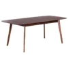 Table De Salle à Manger Extensible 150/190x90 Cm Marron MADOX -Meilleur Meubles Magasin table a manger 17163993