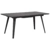 Table De Salle à Manger Extensible Noire 160/200 X 90 Cm IRVINGTON -Meilleur Meubles Magasin table a manger 17164051