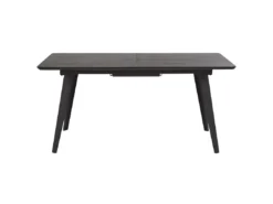 Table De Salle à Manger Extensible Noire 160/200 X 90 Cm IRVINGTON -Meilleur Meubles Magasin table a manger 17164059