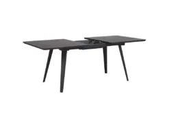 Table De Salle à Manger Extensible Noire 160/200 X 90 Cm IRVINGTON -Meilleur Meubles Magasin table a manger 17164063