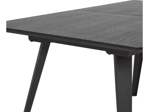 Table De Salle à Manger Extensible Noire 160/200 X 90 Cm IRVINGTON -Meilleur Meubles Magasin table a manger 17164069