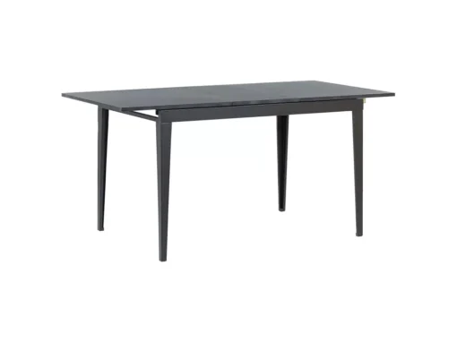 Table De Salle à Manger Extensible Noire 120/160 X 80 Cm NORLEY -Meilleur Meubles Magasin table a manger 17164115