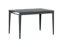 Table De Salle à Manger Extensible Noire 120/160 X 80 Cm NORLEY -Meilleur Meubles Magasin table a manger 17164127