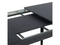Table De Salle à Manger Extensible Noire 120/160 X 80 Cm NORLEY -Meilleur Meubles Magasin table a manger 17164131