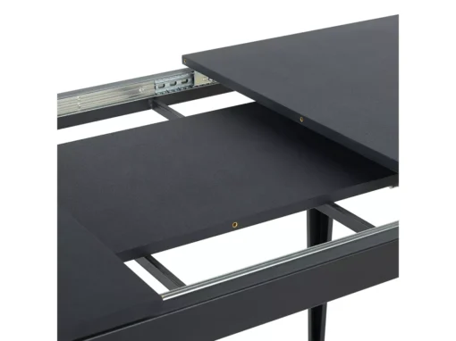 Table De Salle à Manger Extensible Noire 120/160 X 80 Cm NORLEY -Meilleur Meubles Magasin table a manger 17164131