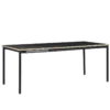 Table De Salle à Manger Extensible Noire 140 / 190 X 90 Cm AVIS -Meilleur Meubles Magasin table a manger 17164149