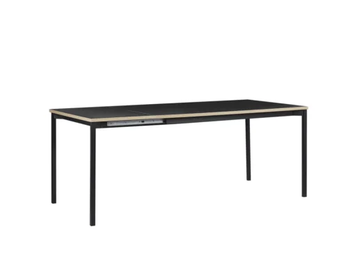 Table De Salle à Manger Extensible Noire 140 / 190 X 90 Cm AVIS -Meilleur Meubles Magasin table a manger 17164149