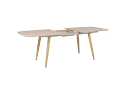 Table De Salle à Manger Extensible Effet Bois Clair 180/210 X 90 Cm HAGA -Meilleur Meubles Magasin table a manger 17164195