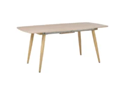 Table De Salle à Manger Extensible Effet Bois Clair 180/210 X 90 Cm HAGA -Meilleur Meubles Magasin table a manger 17164197