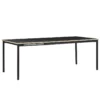 Table De Salle à Manger Extensible Noire 160 / 210 X 90 Cm AVIS -Meilleur Meubles Magasin table a manger 17164205