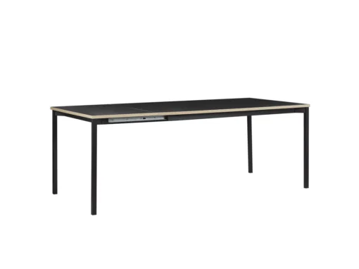 Table De Salle à Manger Extensible Noire 160 / 210 X 90 Cm AVIS -Meilleur Meubles Magasin table a manger 17164205