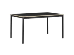 Table De Salle à Manger Extensible Noire 160 / 210 X 90 Cm AVIS -Meilleur Meubles Magasin table a manger 17164211