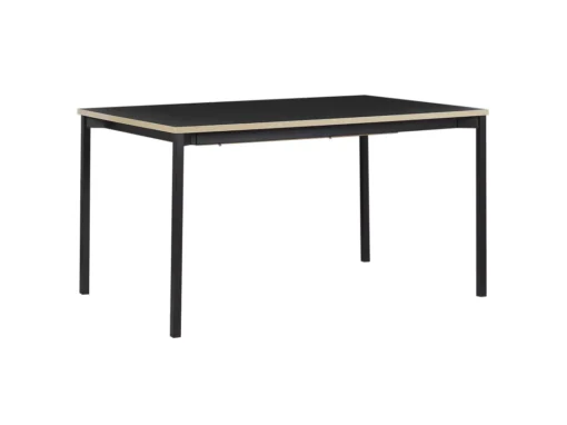 Table De Salle à Manger Extensible Noire 160 / 210 X 90 Cm AVIS -Meilleur Meubles Magasin table a manger 17164211