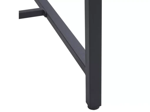 Table à Manger Bois Foncé / Métal Noir 160 X 80 Cm SARITAS -Meilleur Meubles Magasin table a manger 17461511