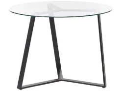 Table Ronde En Verre 100 Cm KEBRI -Meilleur Meubles Magasin table a manger 17461903