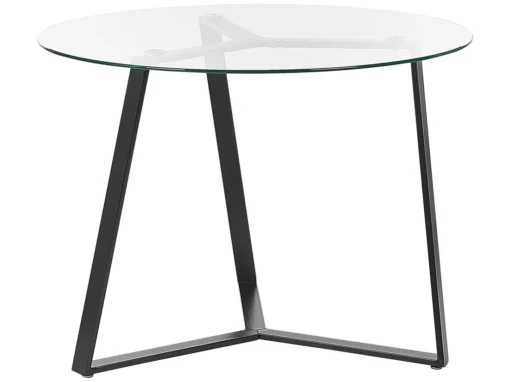 Table Ronde En Verre 100 Cm KEBRI -Meilleur Meubles Magasin table a manger 17461903